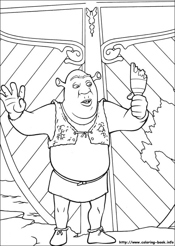 Shrek the Third coloring picture